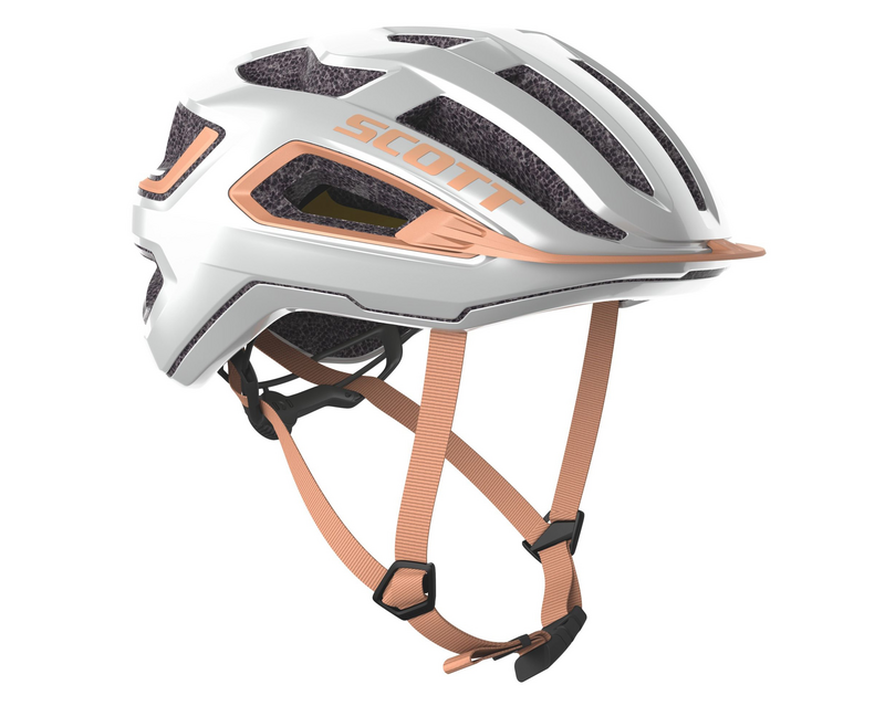 Scott cyklistická helma ARX PLUS white/rose beige