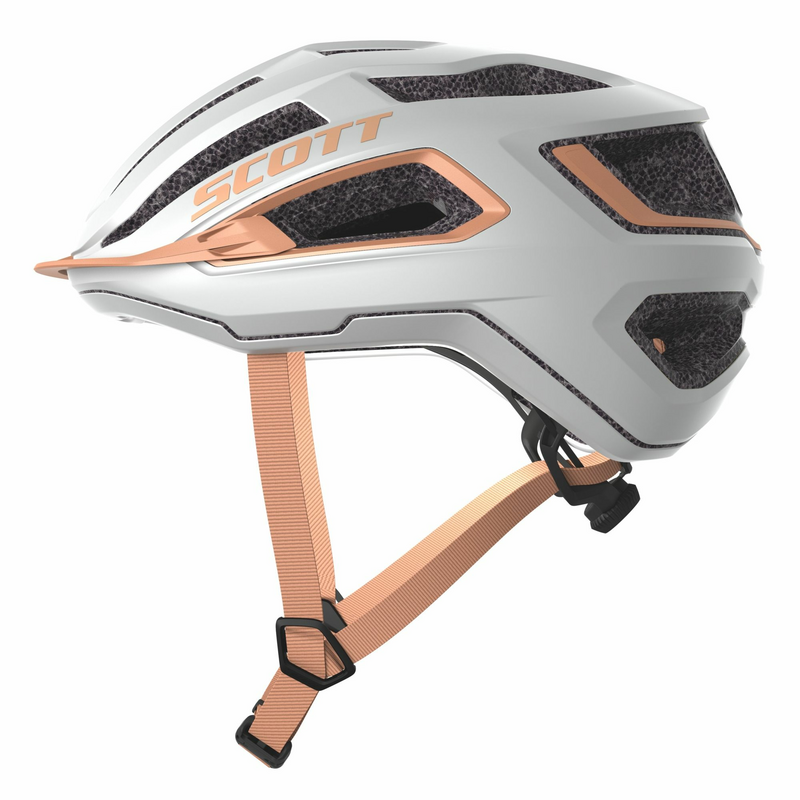 Scott cyklistická helma ARX PLUS white/rose beige