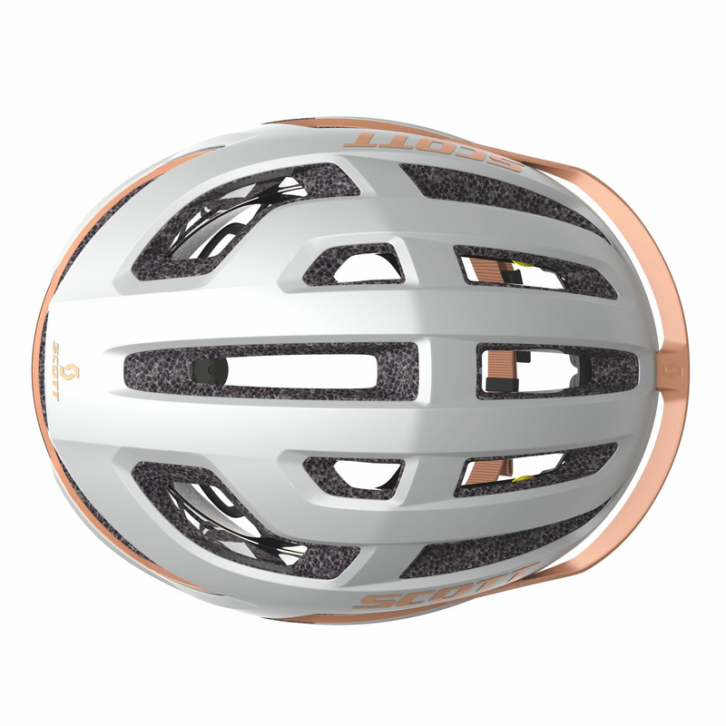 Scott cyklistická helma ARX PLUS white/rose beige