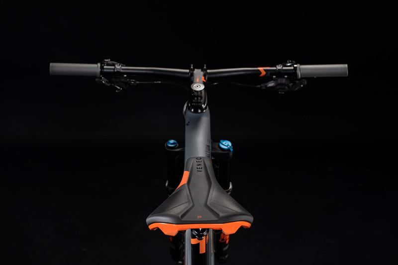 Cube horské kolo REACTION C:62 RACE 2x12 grey orange