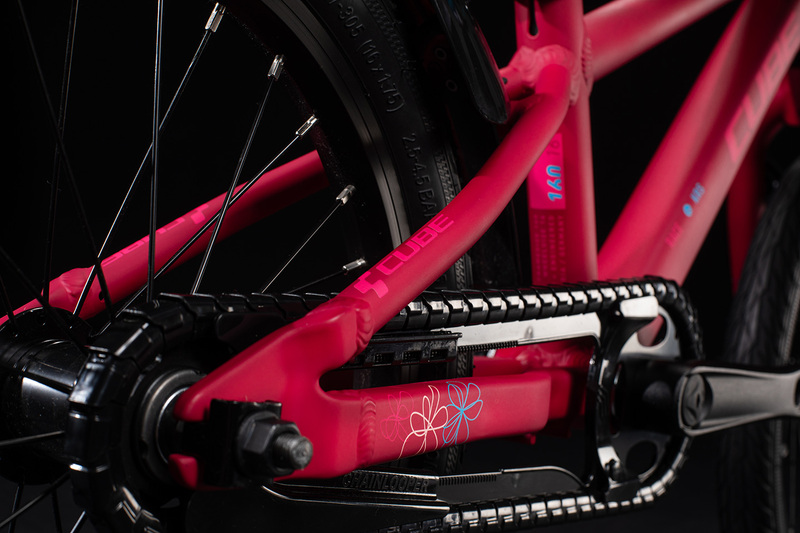 Cube dětské kolo CUBIE 160 Girl berry pink blue