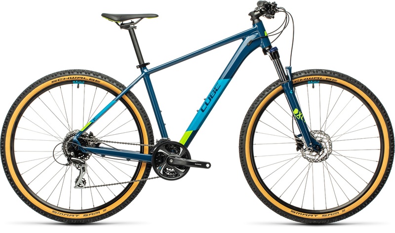 Cube horské kolo AIM RACE blueberry lime