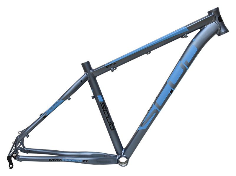 Scud hoské kolo KUZO ALTUS ALTUS 3x8 disc - 27.5" / 15p - 38cm / šedo-modro-černý