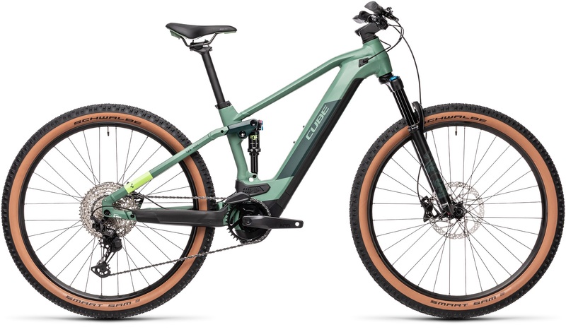 Cube horské elektrokolo STEREO HYBRID 120 RACE 625 green sharpgreen