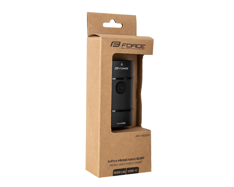 Force světlo přední GLINT 1600LM USB, powerbanka