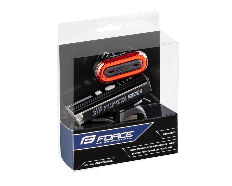 Force světla sada FUTURO USB přední+zadní