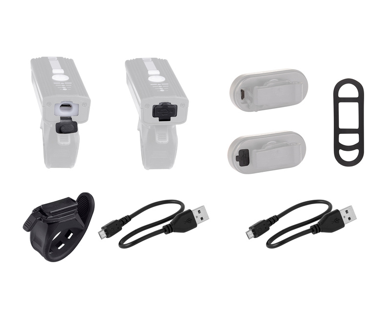 Force světla sada FUTURO USB přední+zadní