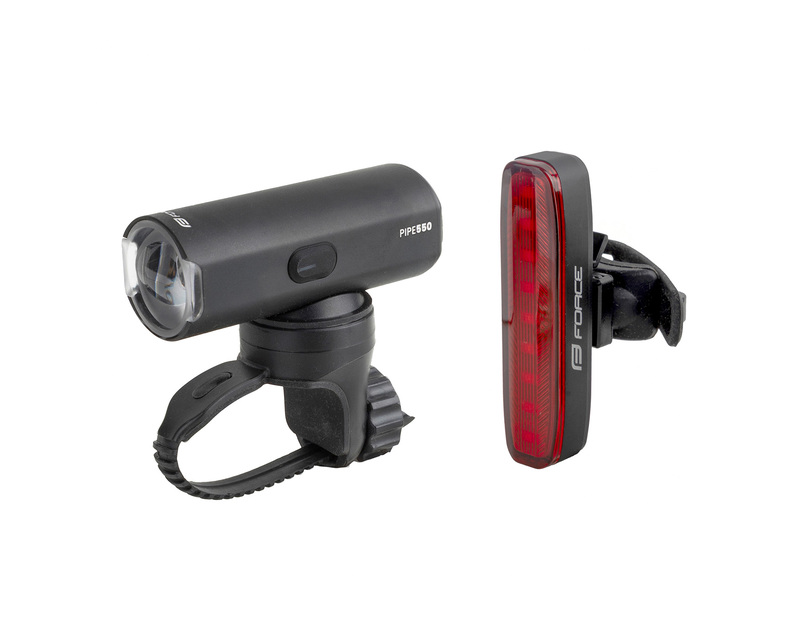 Force světla sada PIPE USB přední + zadní