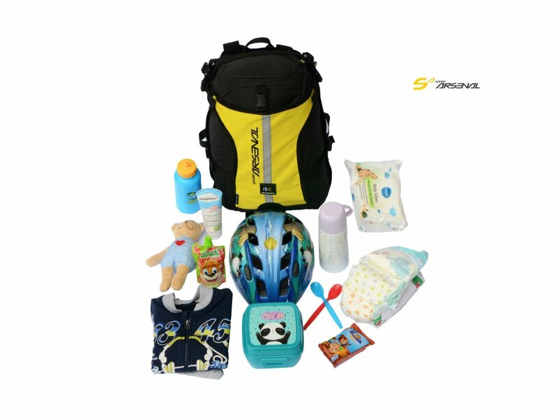 Sport Arsenal batoh na cyklosedačku CYKLO BABY BAG ART. 800