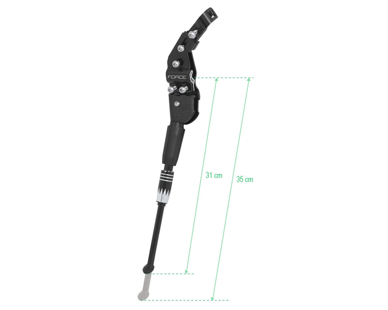 Force stojan NEO 24-28" Al zadní + redukce, černý