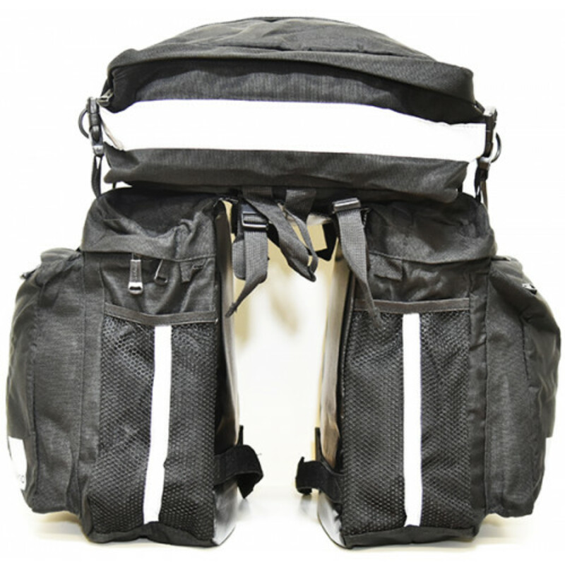 Profil brašna na zadní nosič SAHOO-C 3-kapsá 37l