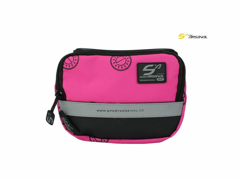 Sport Arsenal brašna na rám s kapsou pro SMARTPHONE pink ART. 544