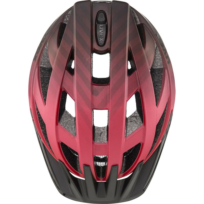 Uvex helma I-VO CC red black mat