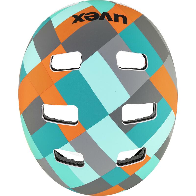 Uvex helma KID 3 CC green checkered