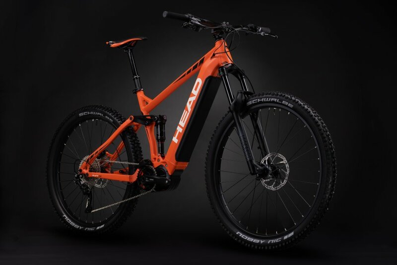 Head horské elektrokolo TERNI orange matt