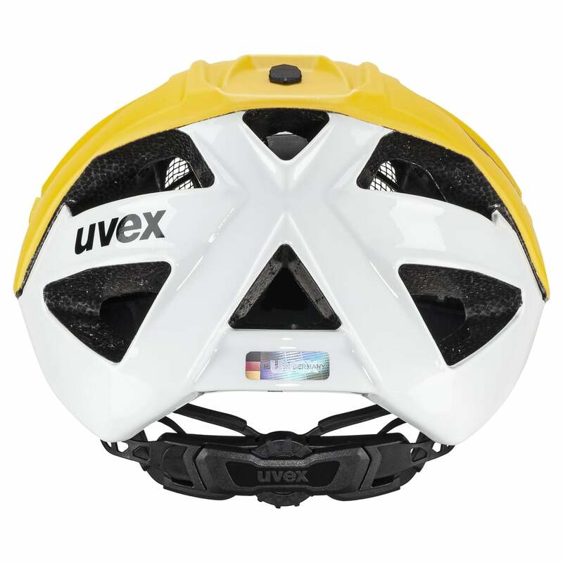 Uvex helma QUATRO CC sunbee-white matt