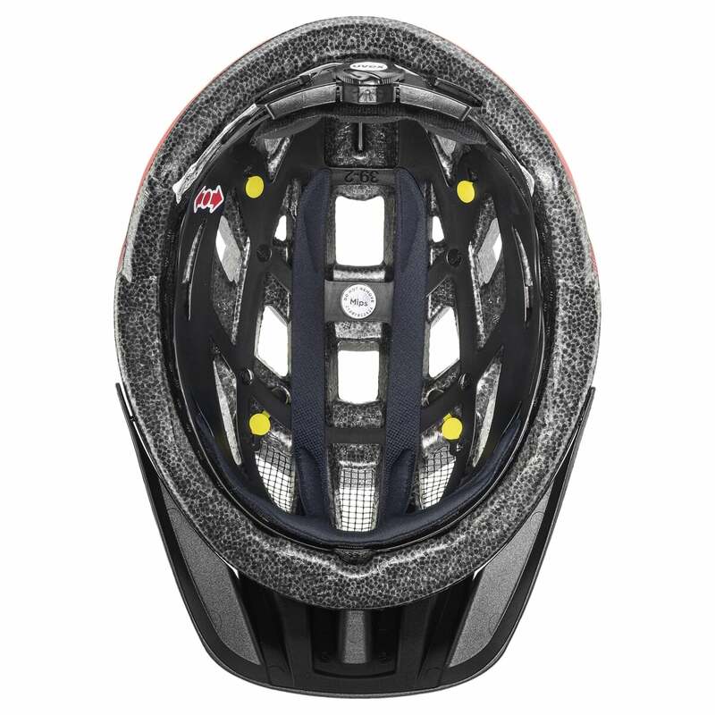 Uvex helma I-VO CC MIPS black-red matt