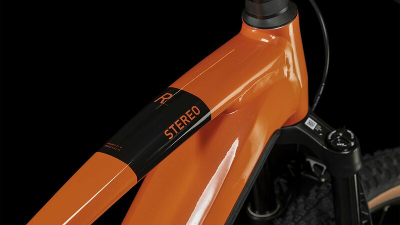 Cube STEREO HYBRID 120 RACE fireorange black