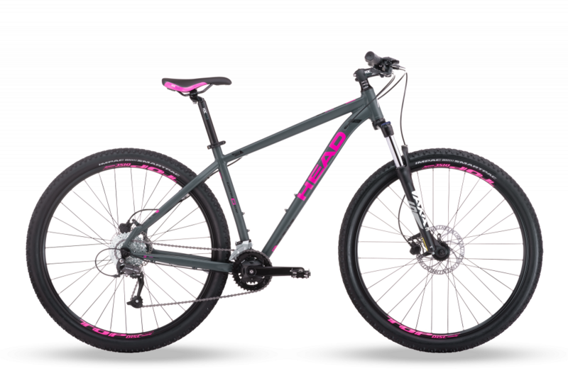 Head horské kolo GRANGER LADY grey matt/pink