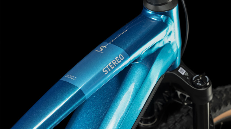 Cube STEREO HYBRID 120 SLX electricblue chrome