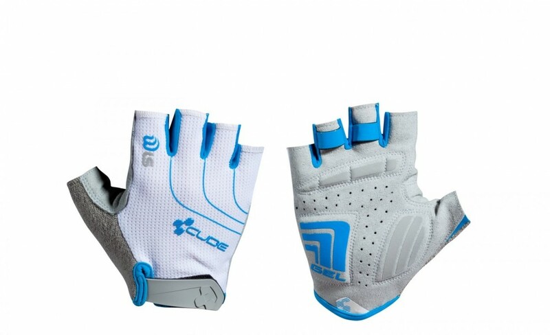 Cube dámské rukavice Natural Fit LTD WLS white/blue