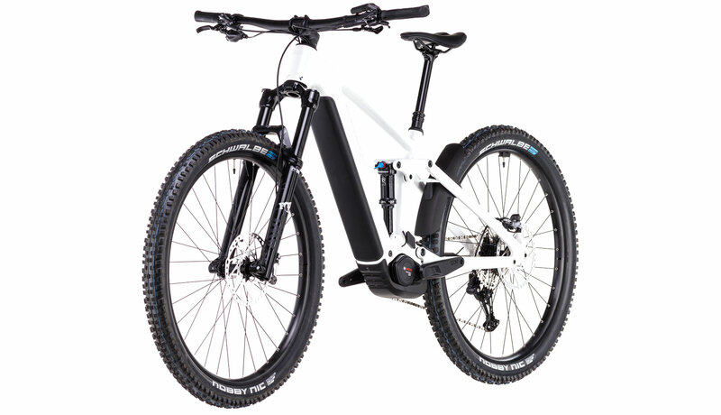 Cube STEREO HYBRID ONE44 EXC mettalic white black