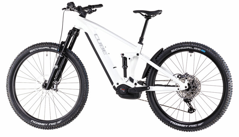 Cube STEREO HYBRID ONE44 EXC mettalic white black
