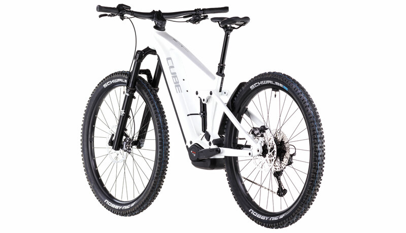 Cube STEREO HYBRID ONE44 EXC mettalic white black