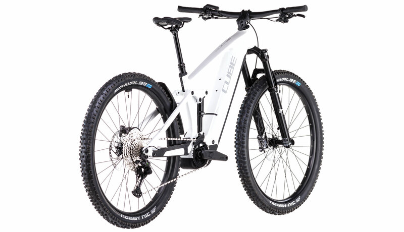 Cube STEREO HYBRID ONE44 EXC mettalic white black