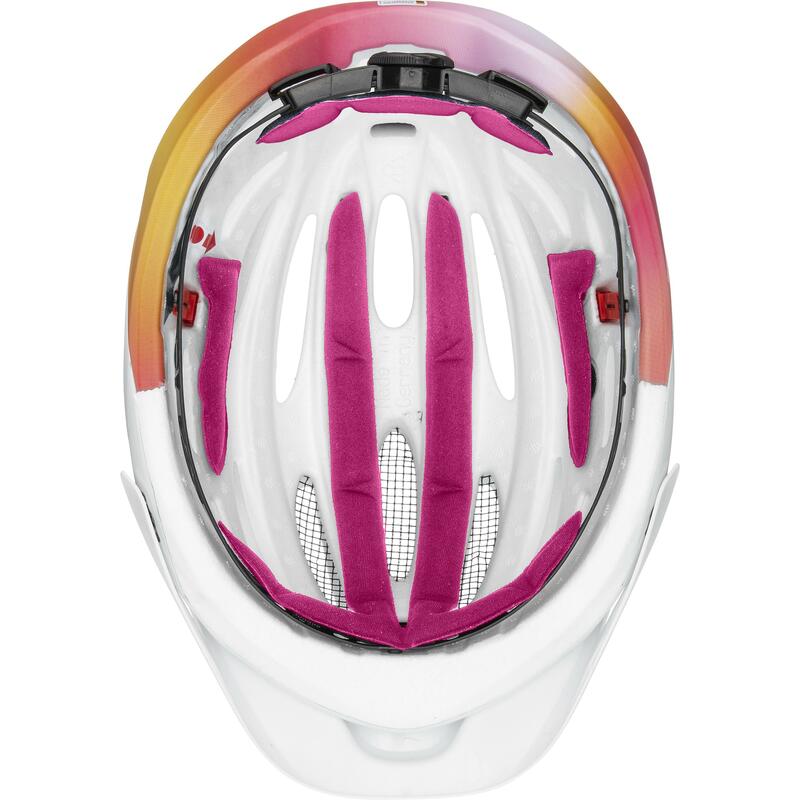 Uvex helma TRUE CC white - peach mat