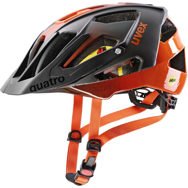 Uvex helma QUATRO CC MIPS titan - orange