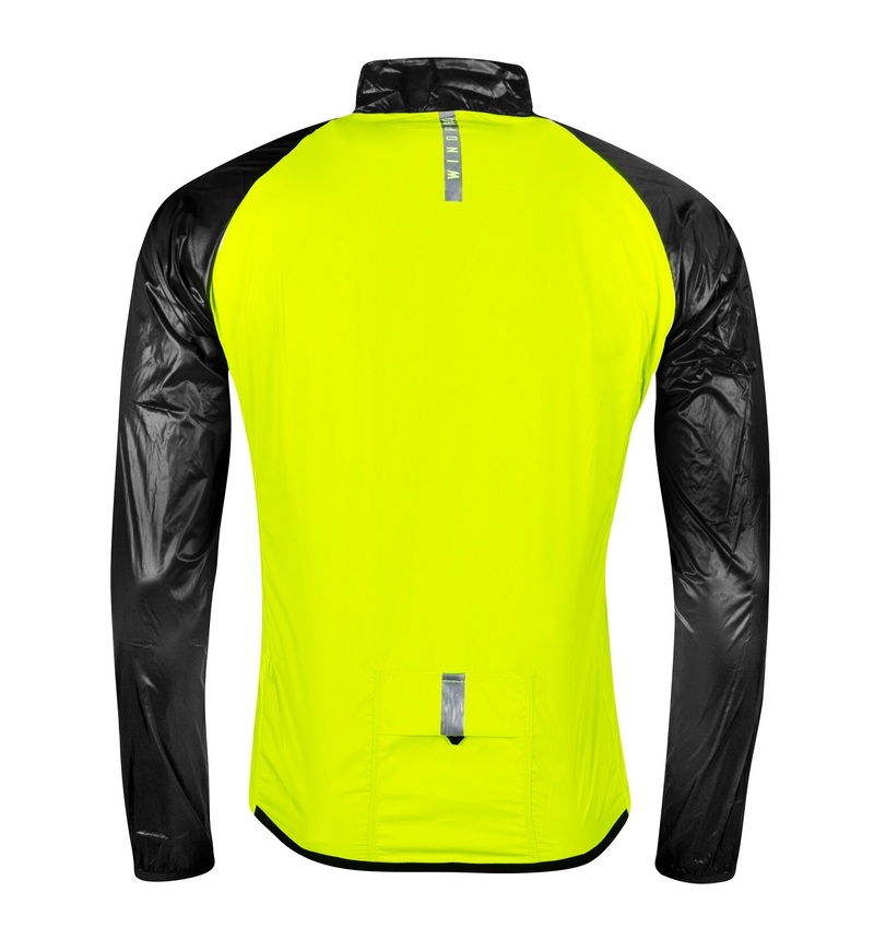 Force bunda WINDPRO neprofuk, fluo-černá