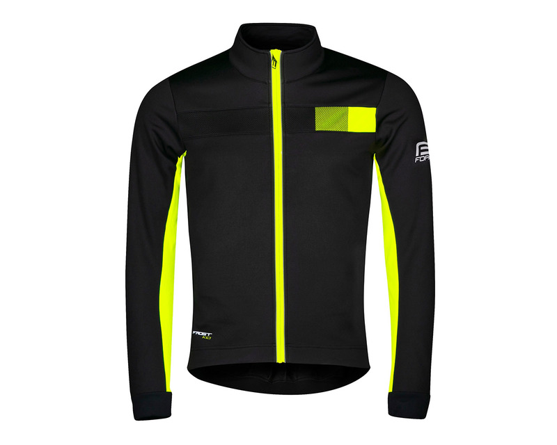 Force bunda FROST KID softshell, černo-fluo