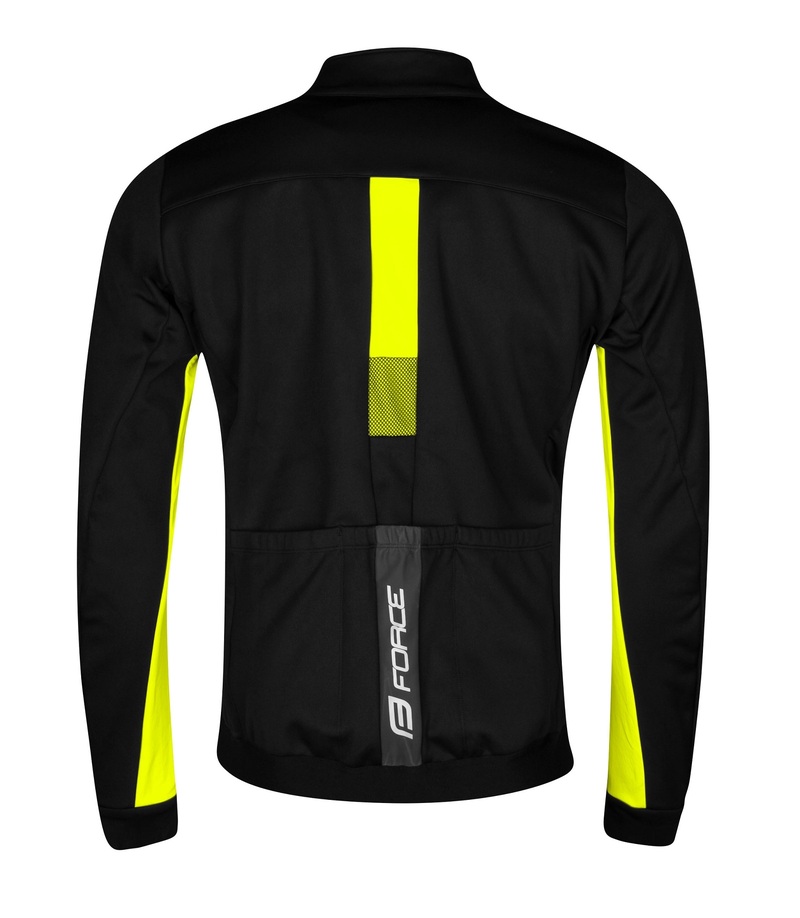 Force bunda FROST LADY softshell, černo-fluo