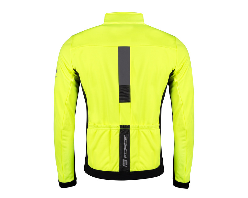 Force bunda FROST softshell, fluo-černá