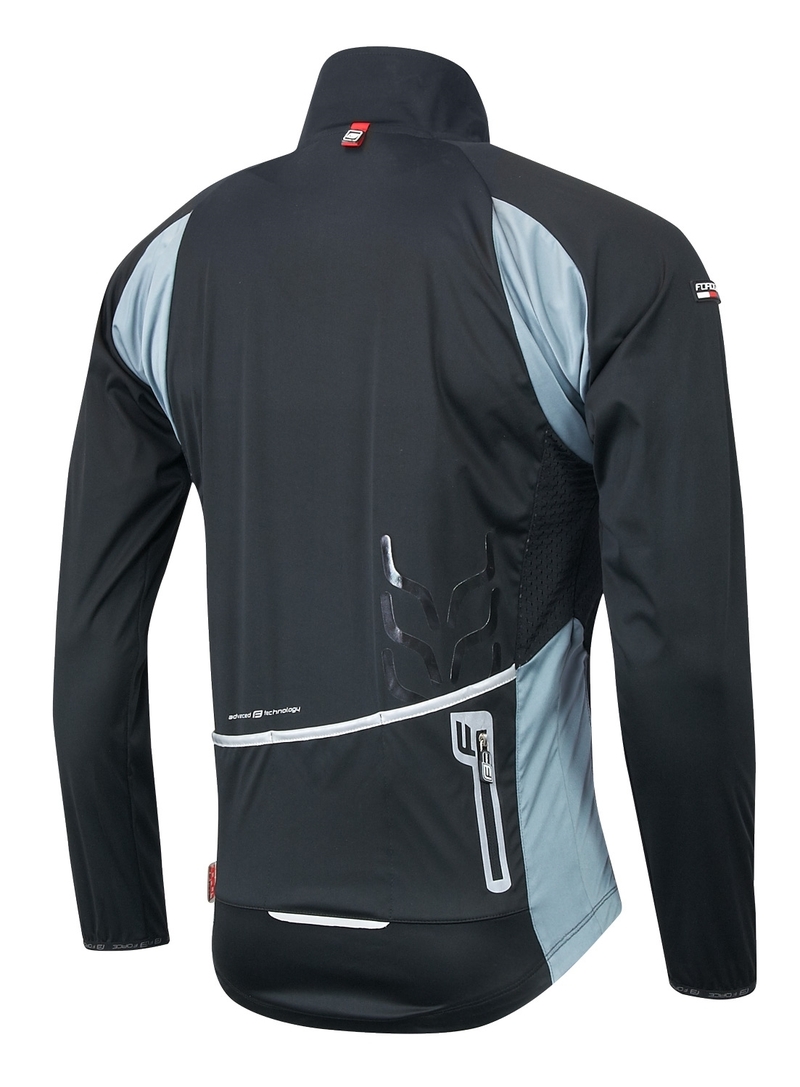 Force bunda X80 tenký softshell, černo-šedá