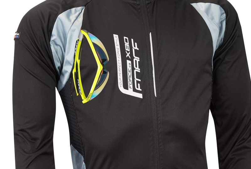 Force bunda X80 tenký softshell, černo-šedá