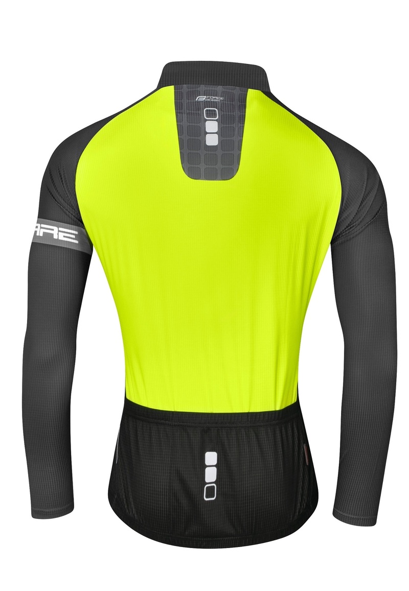 Force dres SQUARE dlouhý rukáv, fluo-šedý