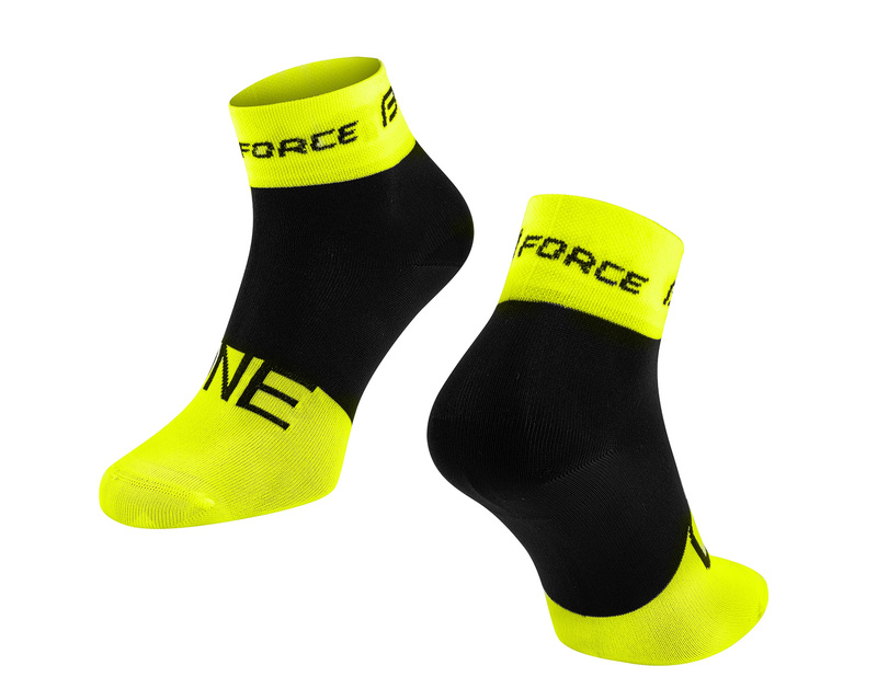 Force ponožky ONE fluo-černé