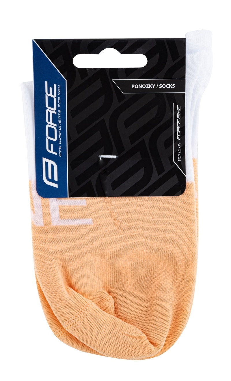Force ponožky ONE oranžovo-bílé