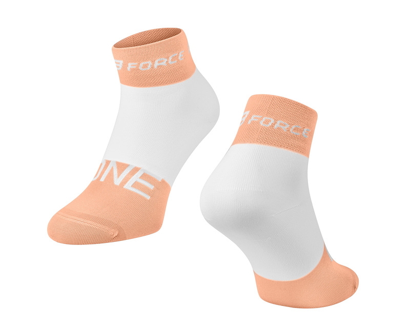 Force ponožky ONE oranžovo-bílé