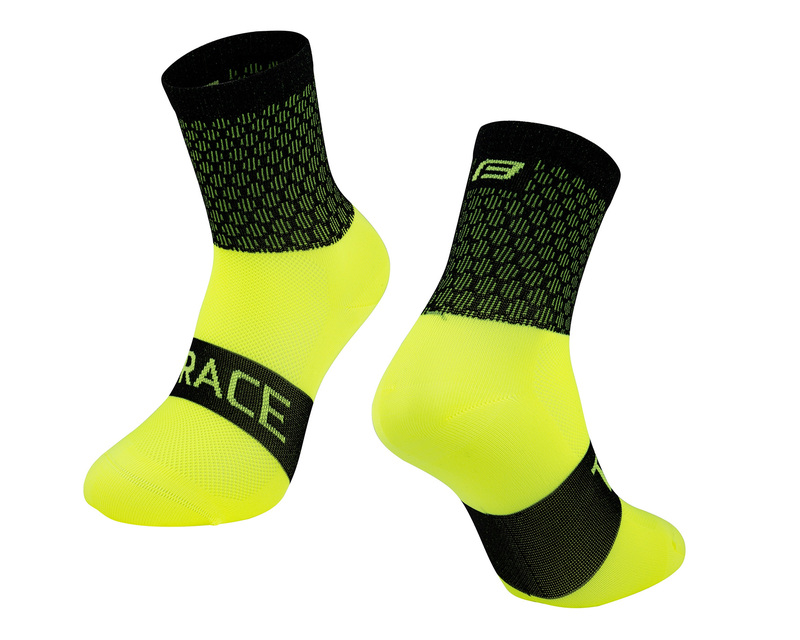 Force ponožky TRACE černo-fluo
