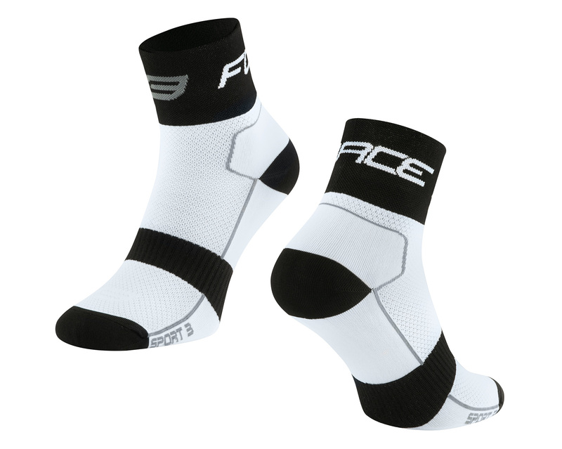 Force ponožky SPORT 3, bílo-černé
