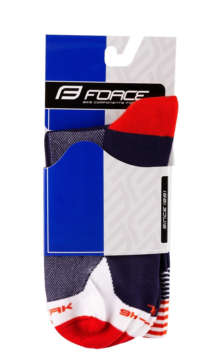 Force ponožky STREAK, modro-červené