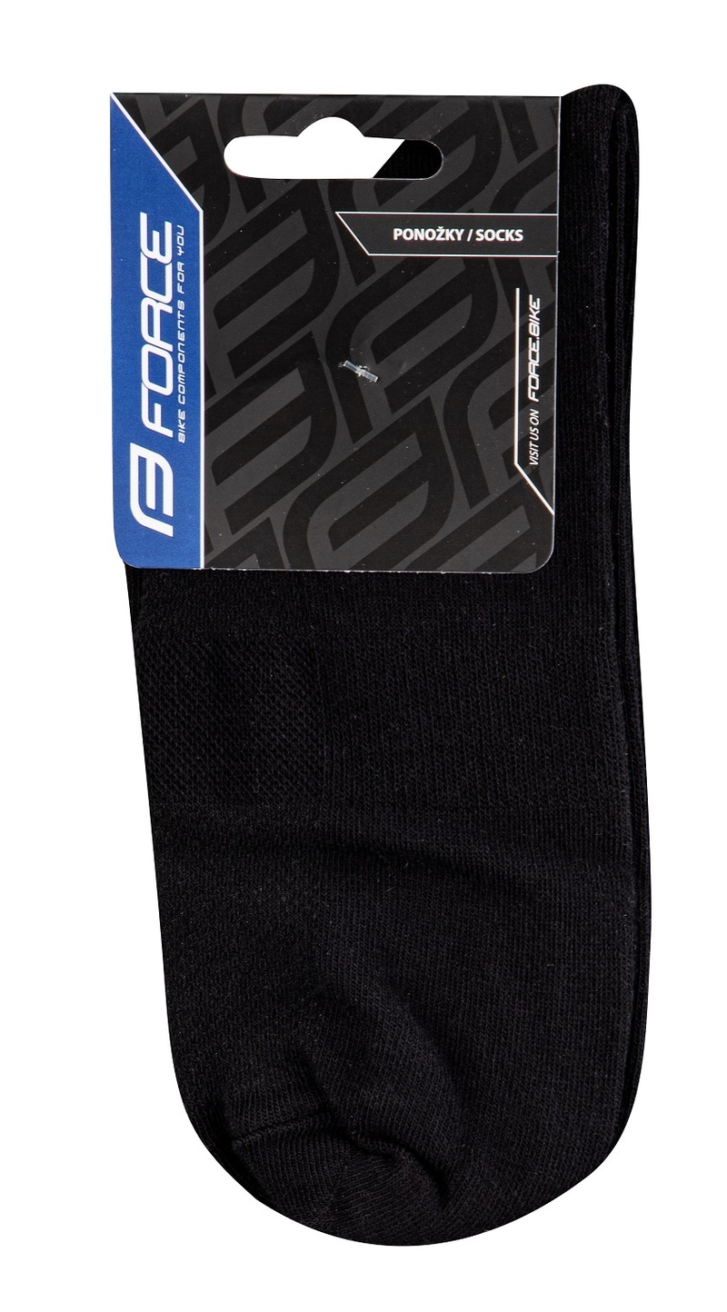 Force ponožky ELEGANT nízké, černé