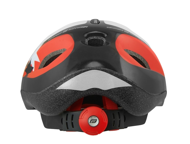 Force dětská helma LARK černo-červeno-bílá