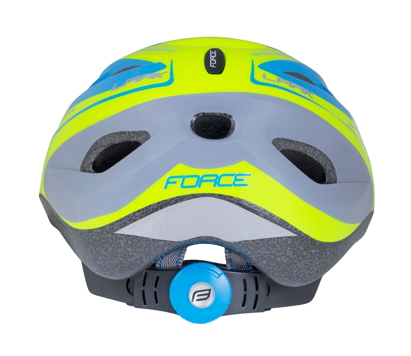 Force dětská helma LARK fluo-modrá
