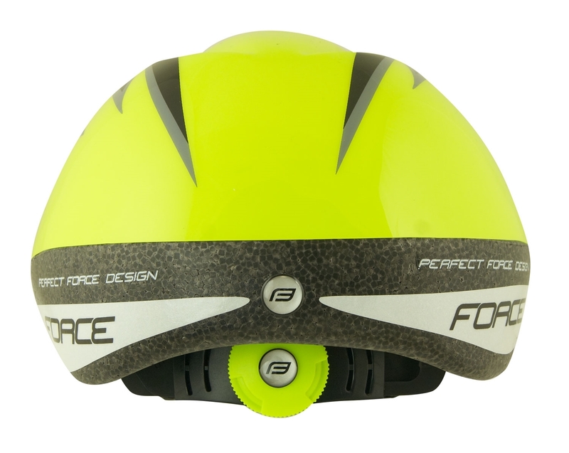Force dětská helma FUN STRIPES, fluo-černo-šedá