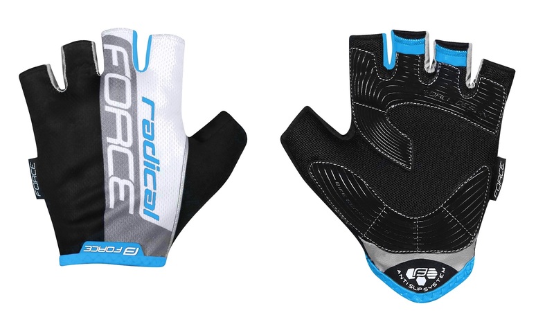 Force rukavice RADICAL černo-bílo-modré