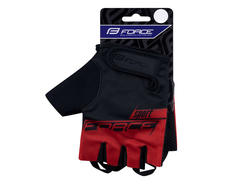 Force rukavice SPORT černo-červené